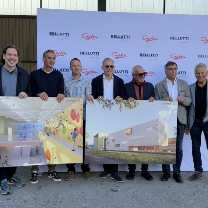 Pressefoto Kletterhalle team